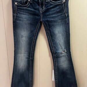 Miss Me Dark Blue Flare Jeans ME3075BS